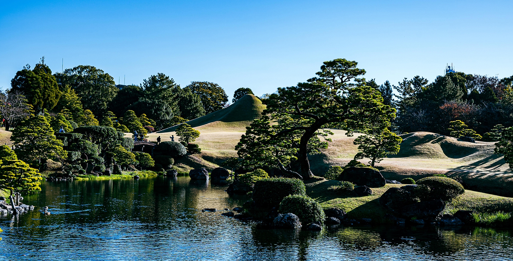 Ein Fahrradausflug zum Suizenji-Park und dem Ezu-See