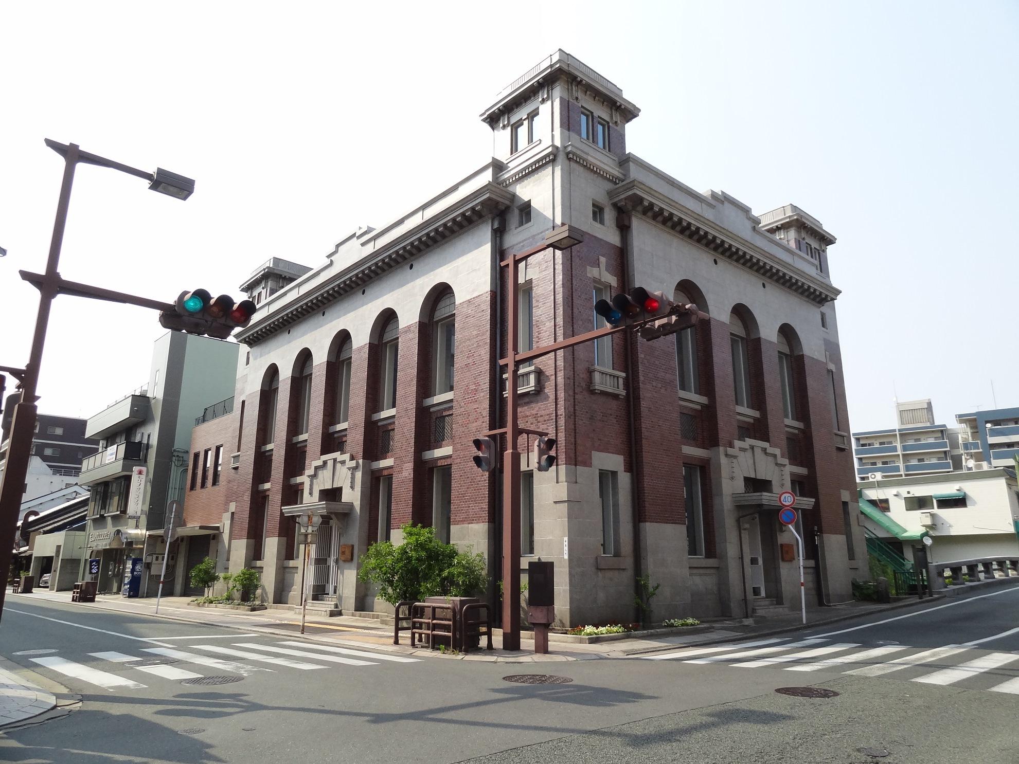 Das Stadtbild von Shinmachi und Fukumachi (Altes Bankgebäude)