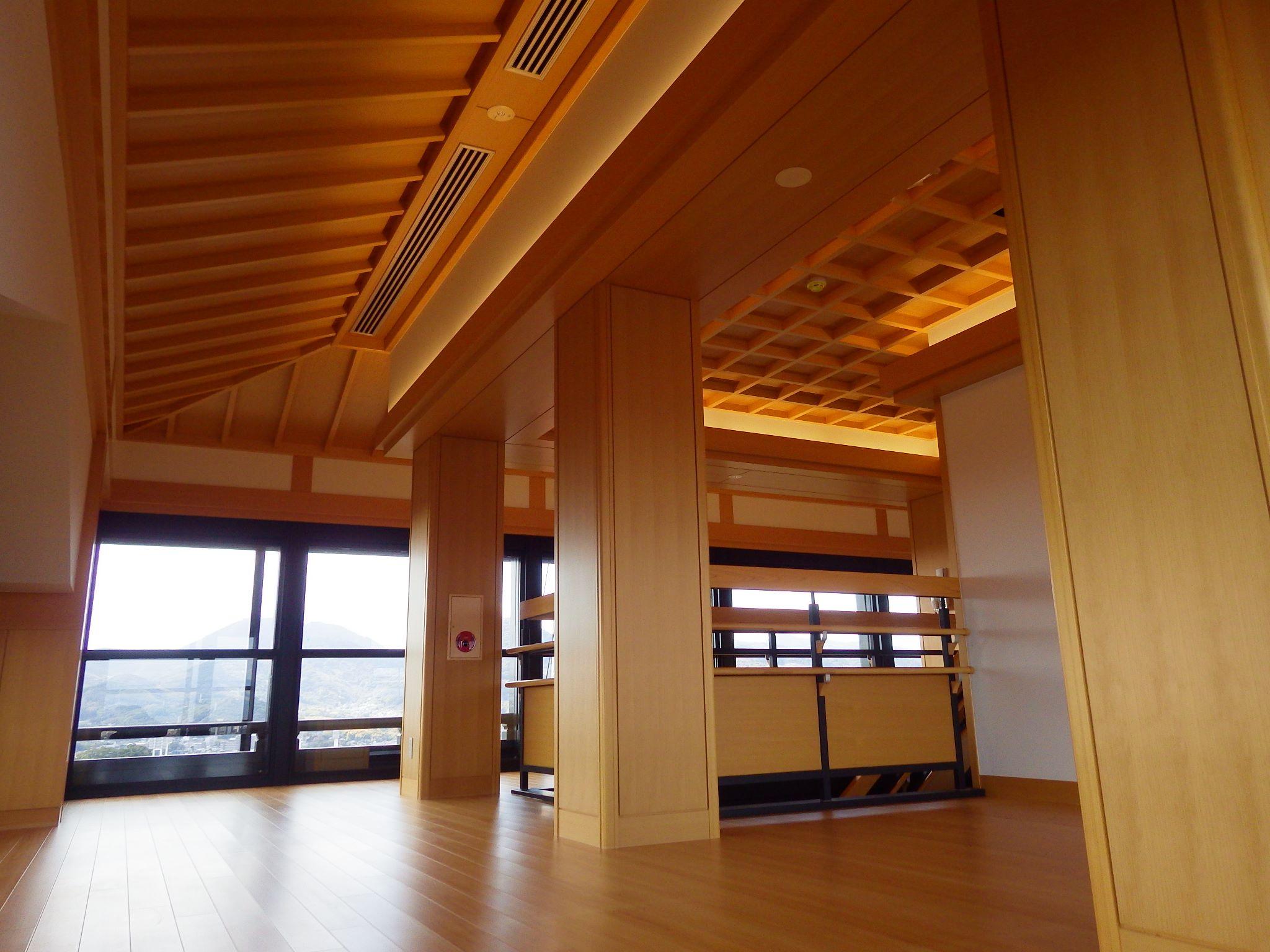 天守閣内部展示(6階展望フロア・内部)