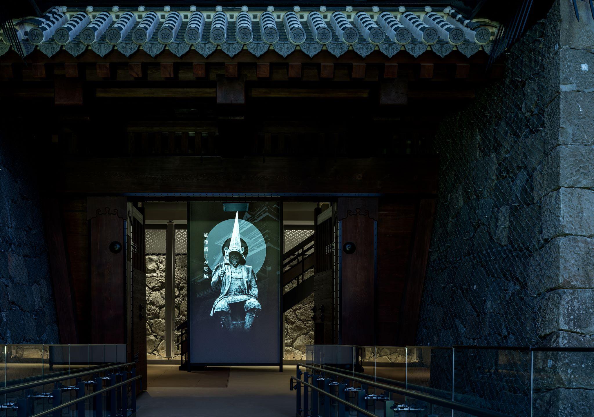 天守閣内部展示(地下1階　小天守入口)